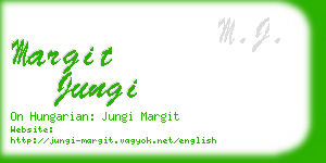 margit jungi business card